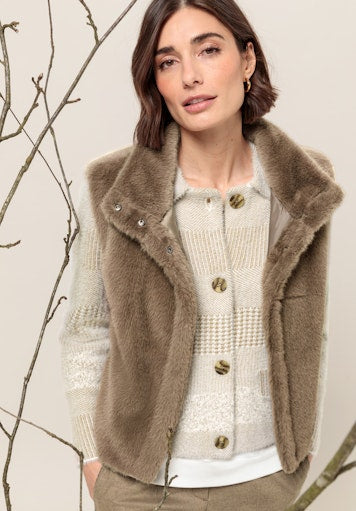Bodywarmers bruin Bianca