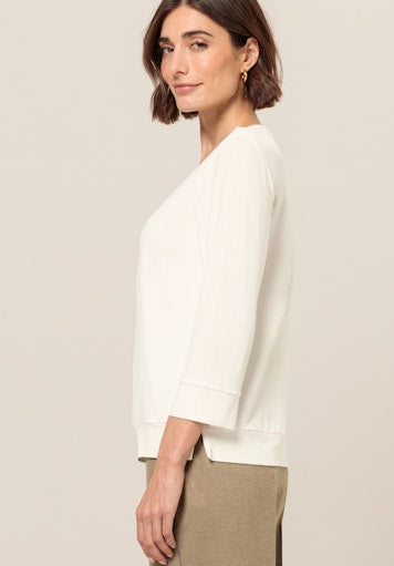 T-shirts lange mouw beige Bianca