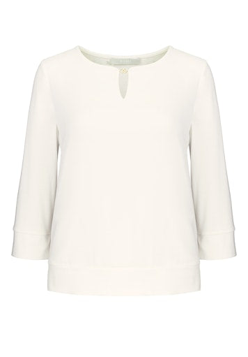 T-shirts lange mouw beige Bianca