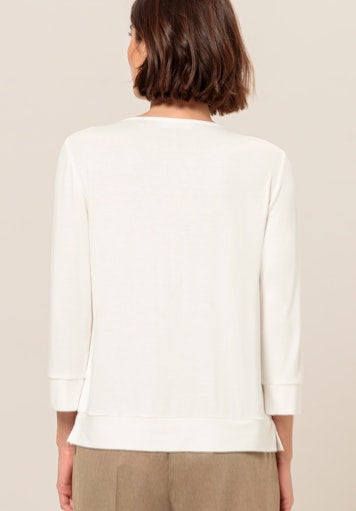 T-shirts lange mouw beige Bianca