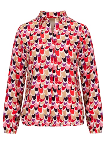 Blouses lange mouw rood Bianca