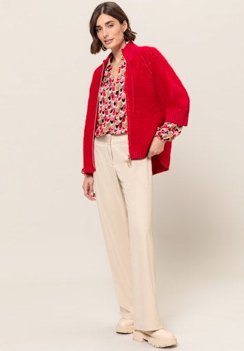 Blouses lange mouw rood Bianca