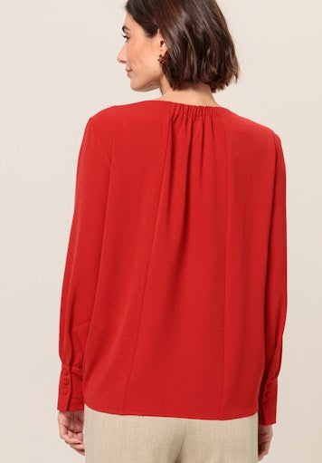Blouses lange mouw rood Bianca