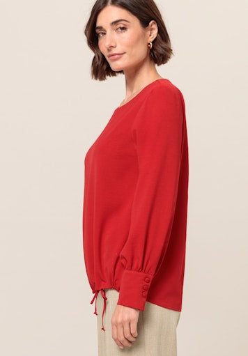 Blouses lange mouw rood Bianca