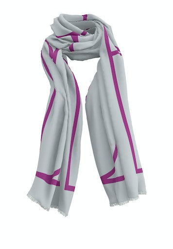 Sjaals grijs Bianca