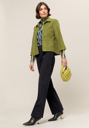 T-shirts lange mouw groen Bianca