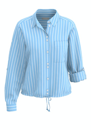 Blouses lange mouw blauw Bianca