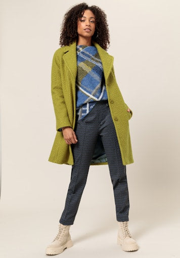 Mantels groen Bianca