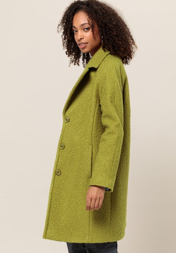 Mantels groen Bianca