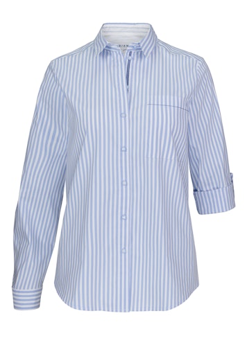 Blouses lange mouw blauw Bianca