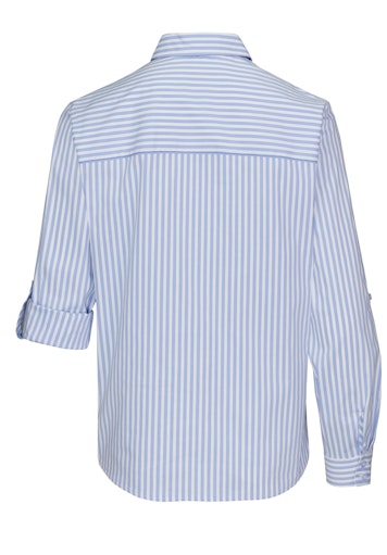 Blouses lange mouw blauw Bianca