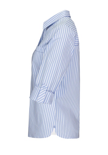 Blouses lange mouw blauw Bianca