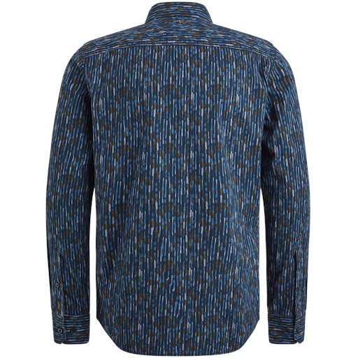 Hemden lange mouw blauw PME