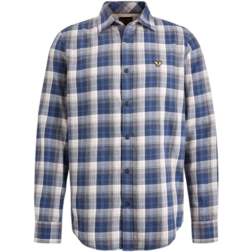 Hemden lange mouw blauw PME