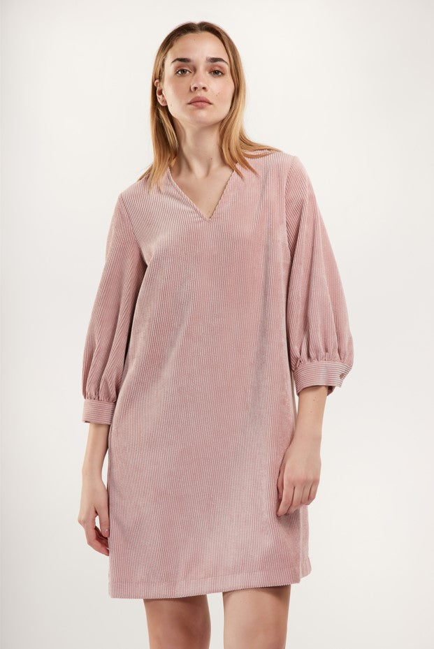 Jurken lange mouw roze Senso
