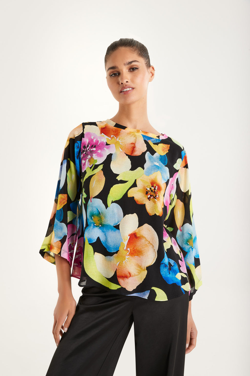 Blouses lange mouw multicolor Senso