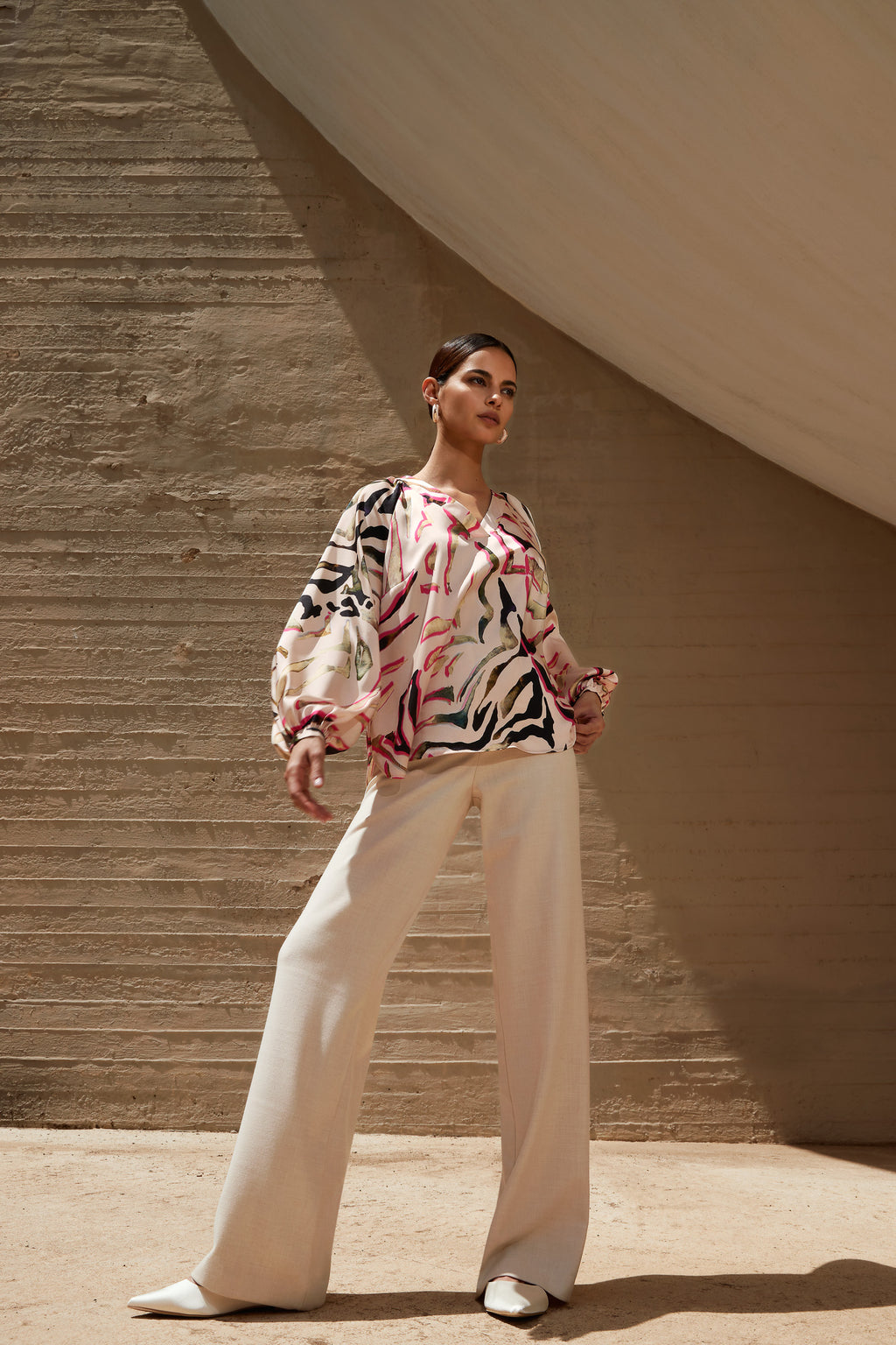 Blouses lange mouw multicolor Atmos