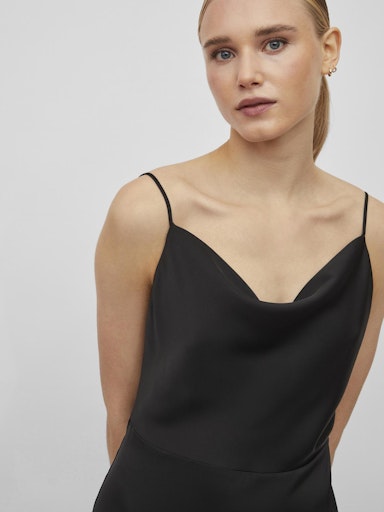 Jurken zonder mouw zwart VILA