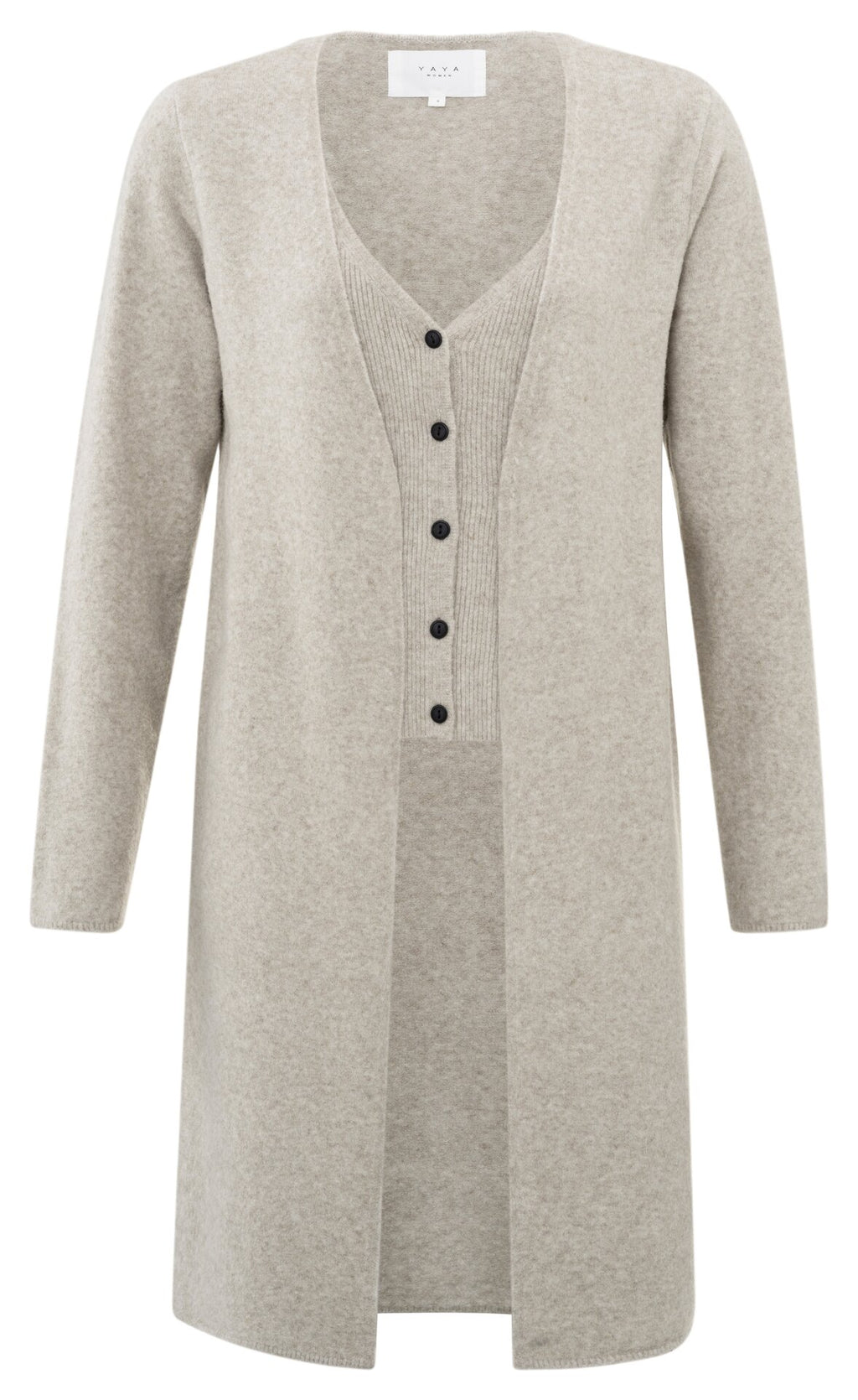 Cardigans grijs YAYA