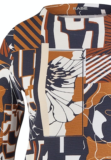 T-shirts lange mouw blauw Rabe