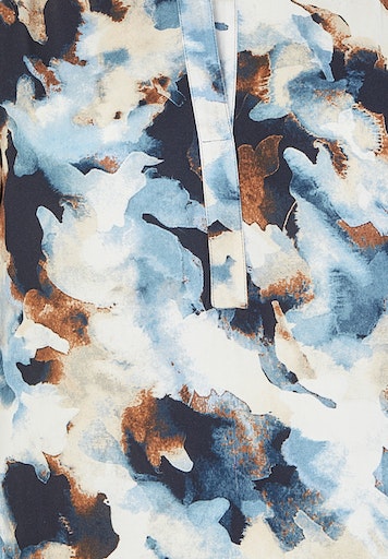 Blouses lange mouw blauw Rabe