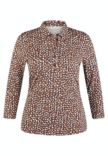 T-shirts lange mouw bruin Rabe