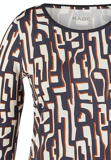 T-shirts lange mouw blauw Rabe