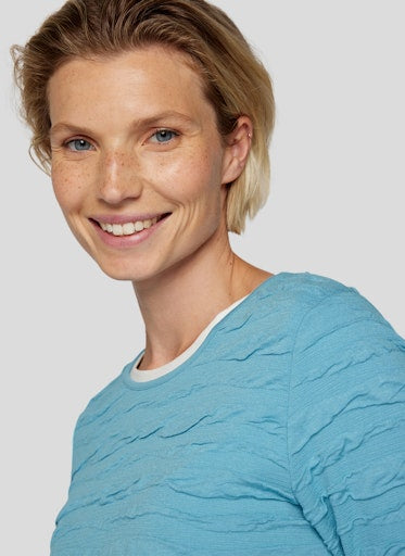 T-shirts lange mouw blauw Rabe