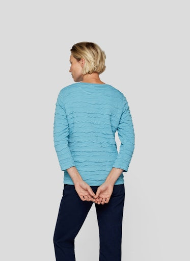 T-shirts lange mouw blauw Rabe