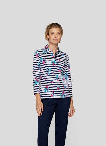 T-shirts lange mouw blauw Rabe