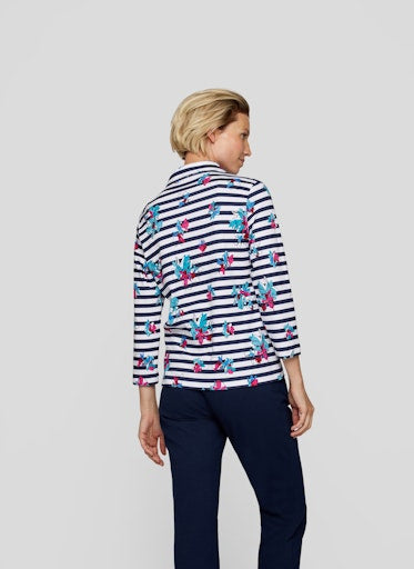 T-shirts lange mouw blauw Rabe