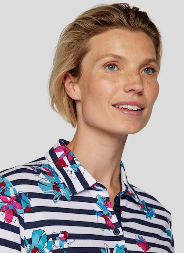 T-shirts lange mouw blauw Rabe