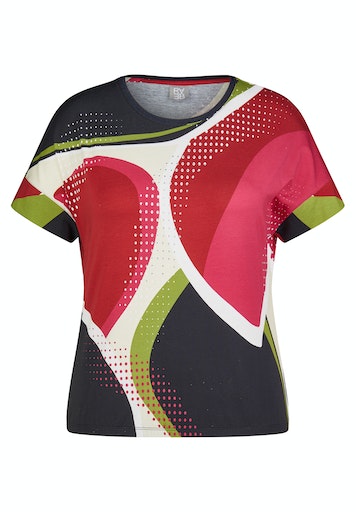 T-shirts korte mouw navy Rabe