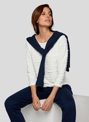 T-shirts lange mouw beige Rabe