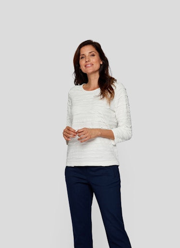 T-shirts lange mouw beige Rabe