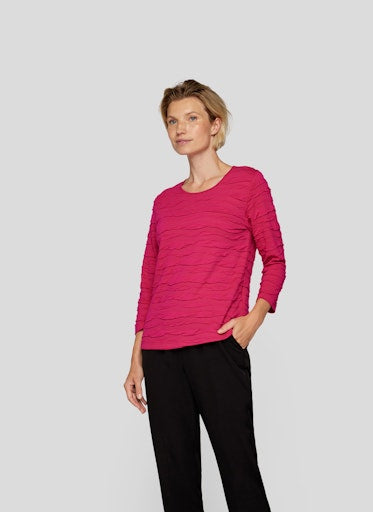 T-shirts lange mouw rood Rabe