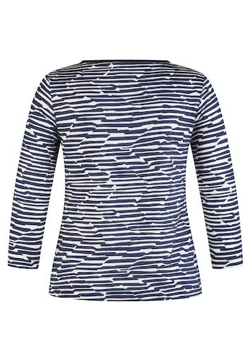 T-shirts lange mouw blauw Rabe