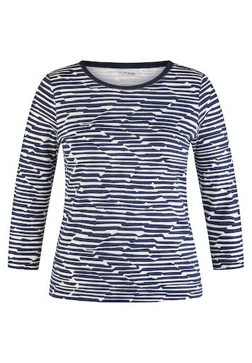 T-shirts lange mouw blauw Rabe