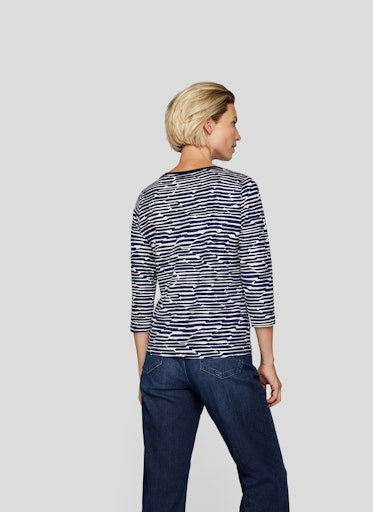 T-shirts lange mouw blauw Rabe