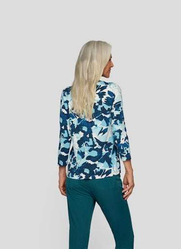 T-shirts lange mouw blauw Rabe