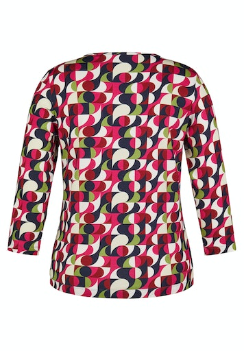 T-shirts lange mouw rood Rabe