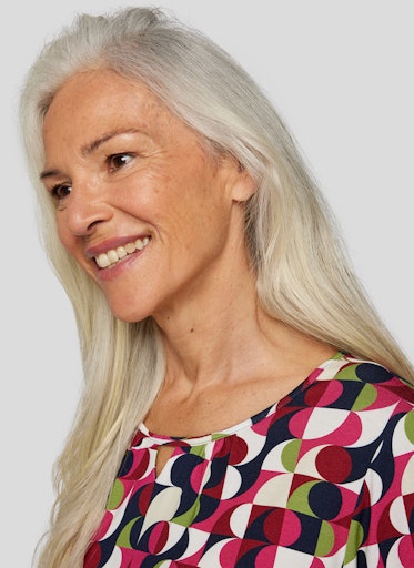 T-shirts lange mouw rood Rabe