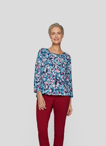 T-shirts lange mouw blauw Rabe