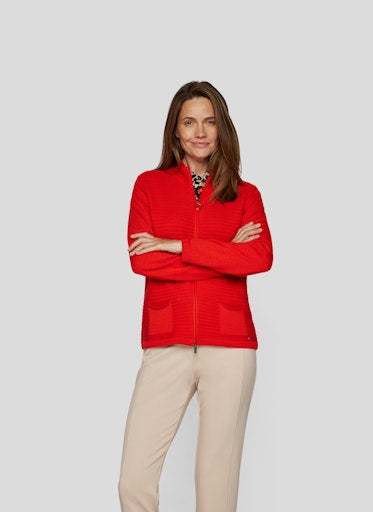 Cardigans rood Rabe
