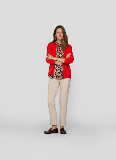 Cardigans rood Rabe