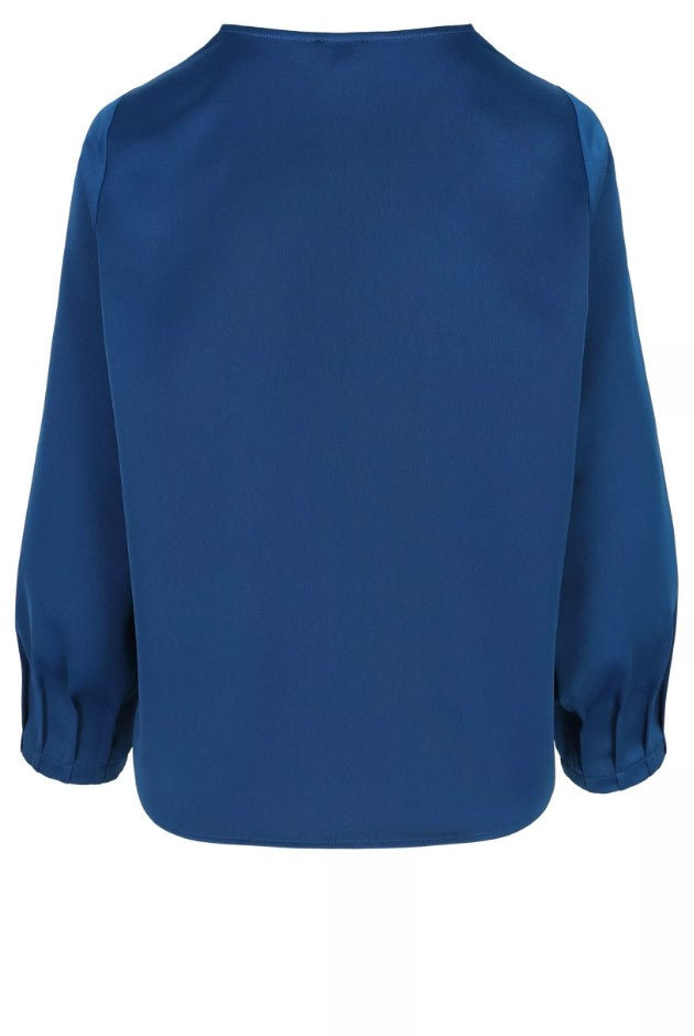 Blouses lange mouw blauw Mayerline