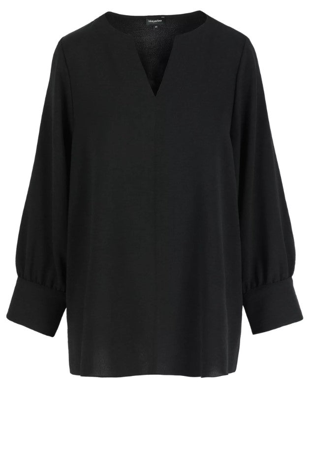 Blouses lange mouw zwart Mayerline