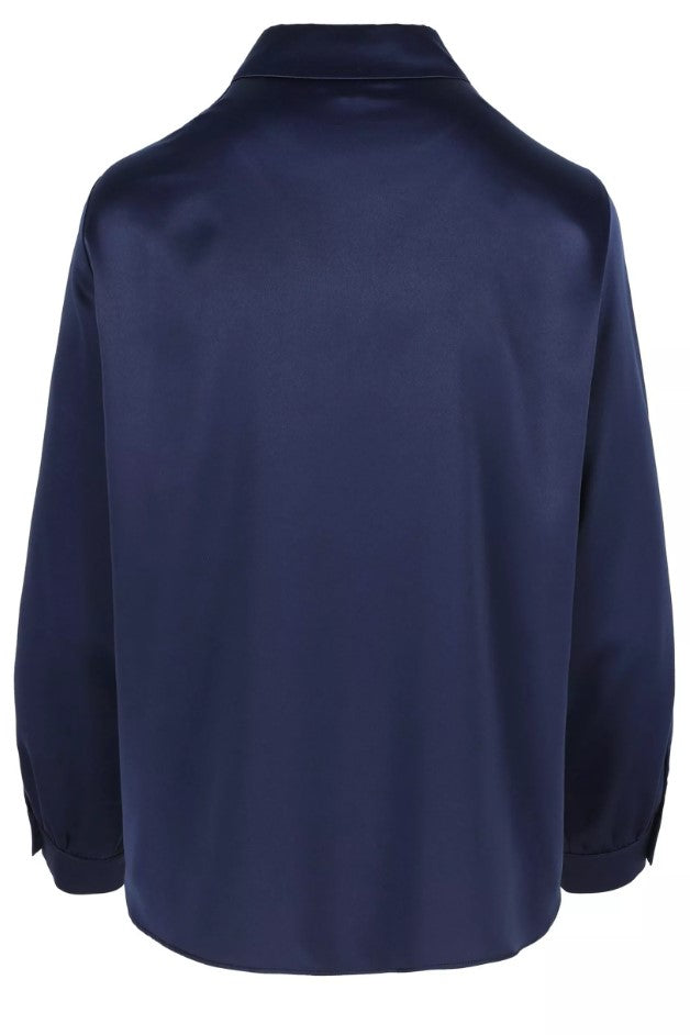 Blouses lange mouw blauw Mayerline