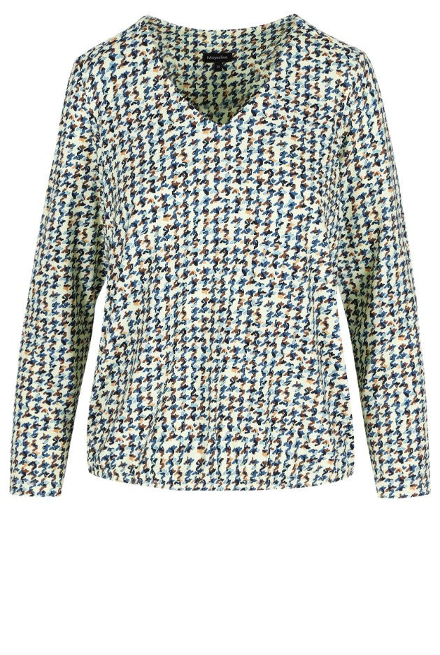 Blouses lange mouw blauw Mayerline