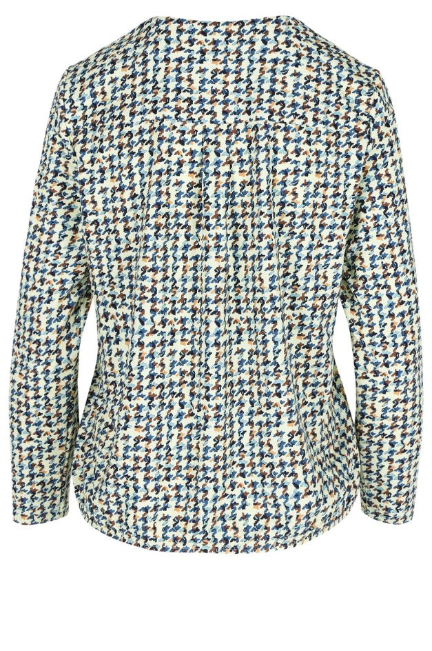 Blouses lange mouw blauw Mayerline